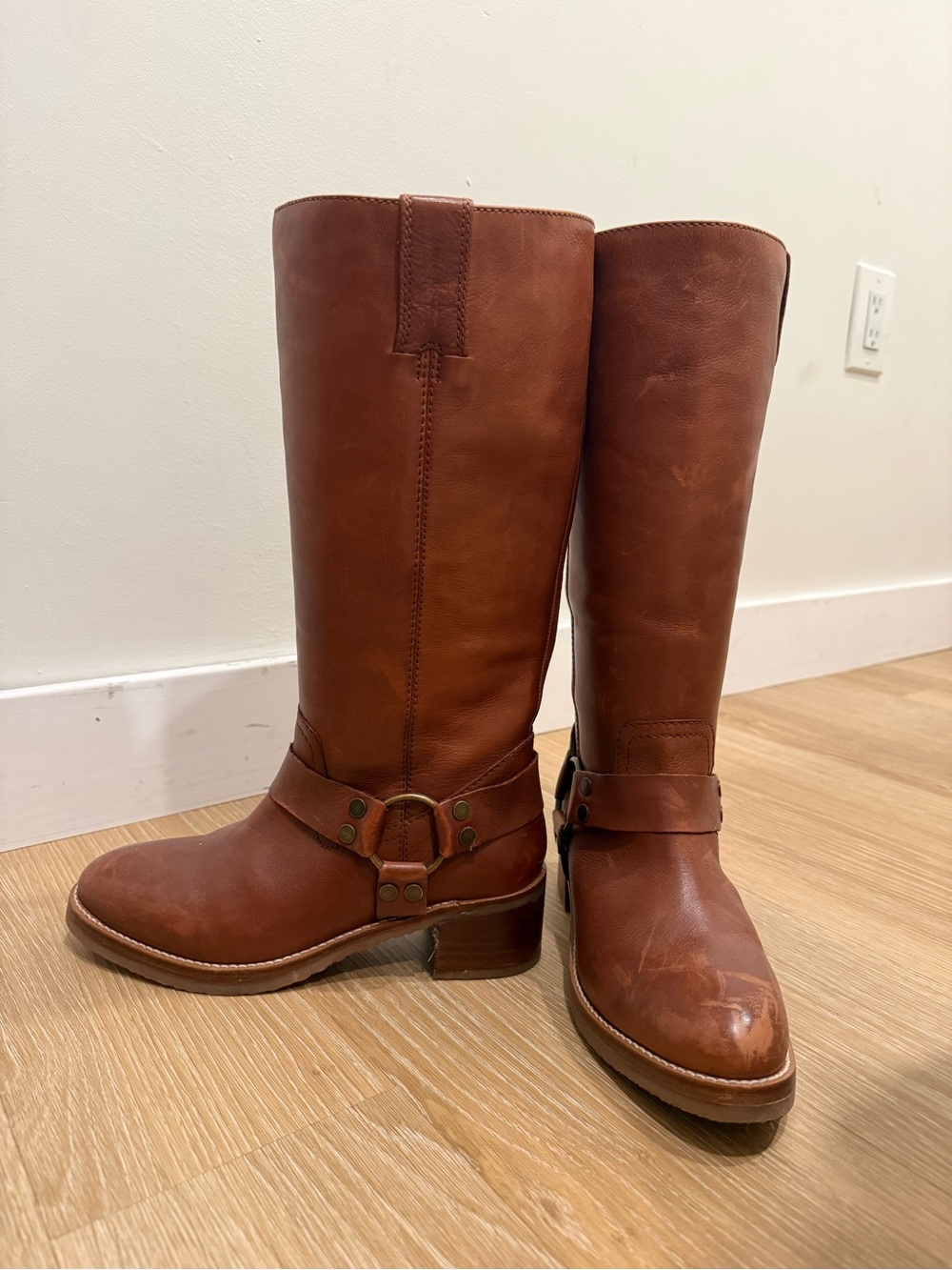 Frye harness boot